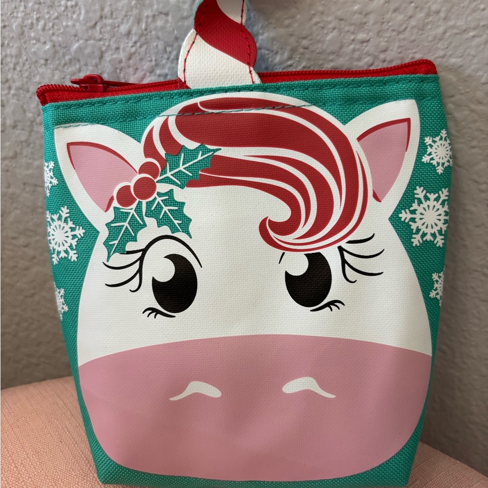 Cute Unicorn Holiday Snack Bag